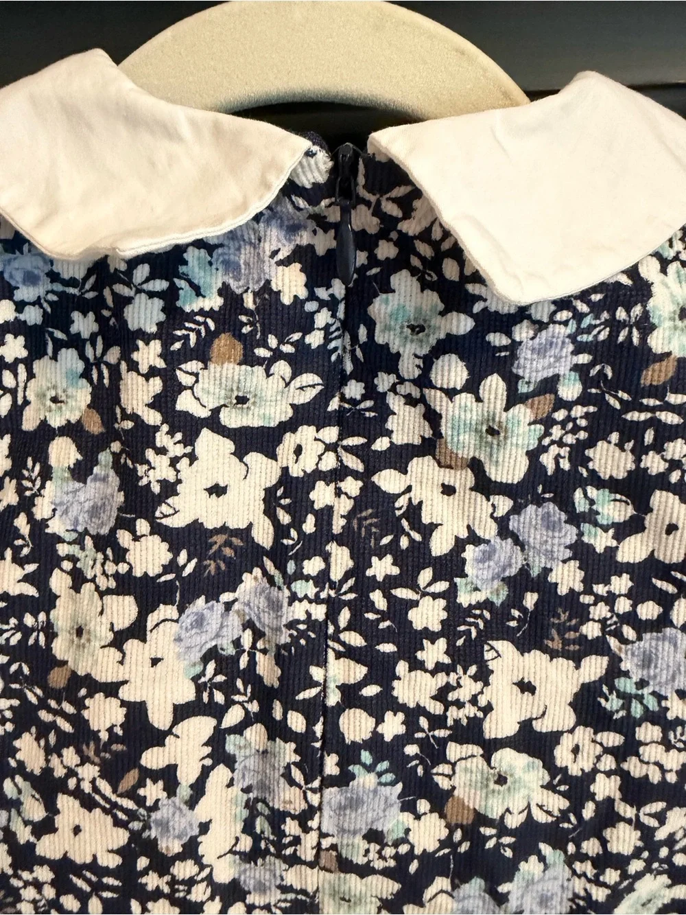 Trotters London Confiture Floral Corduroy Dress 5Y Like New